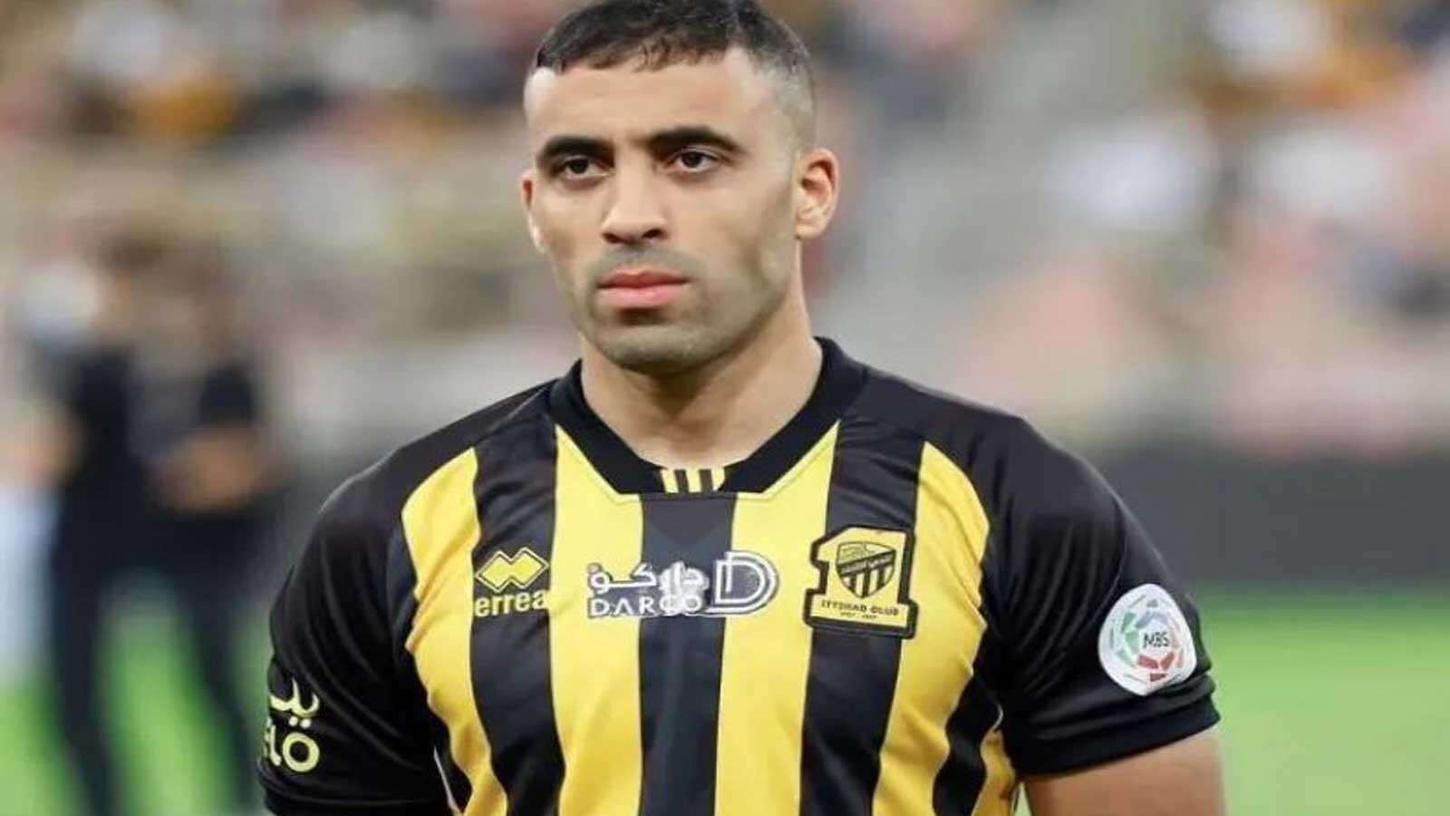 حمدالله عبدالرزاق حمد الله لاعب الاتحاد السعودي (وكالات)