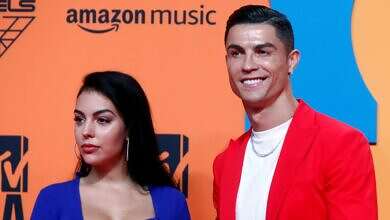 رونالدو وصديقته جورجينا (وكالات)