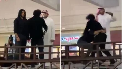 شاهد: مشاجرة عنيفة بين مصارعين سعوديين داخل مركز تجاري خلال...