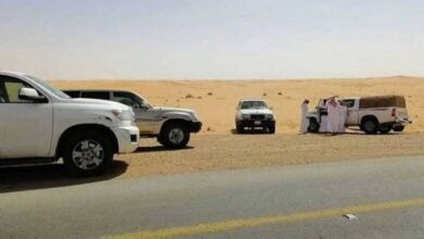 شاهد: منظر مؤلم للحظة عثور الأمن السعودي على مفقود عفيف...