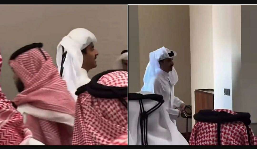 في أحدث ظهور له منذ حفل ختام بطولة كأس العالم.. أمير قطر يظهر... مساحة نت | في أحدث ظهور له منذ حفل ختام بطولة كأس العالم.. أمير قطر يظهر في جنازة حمد بن محمد العطية وهذا ما قام به (فيديو)