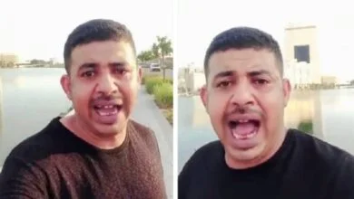 شاهد: مغترب يمني في مدينة جدة السعودية يوجه رسالة نارية...