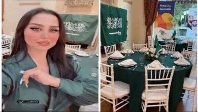 شاهد: بفستان من الحرير الأخضر.. هكذا احتفلت السعودية هند...