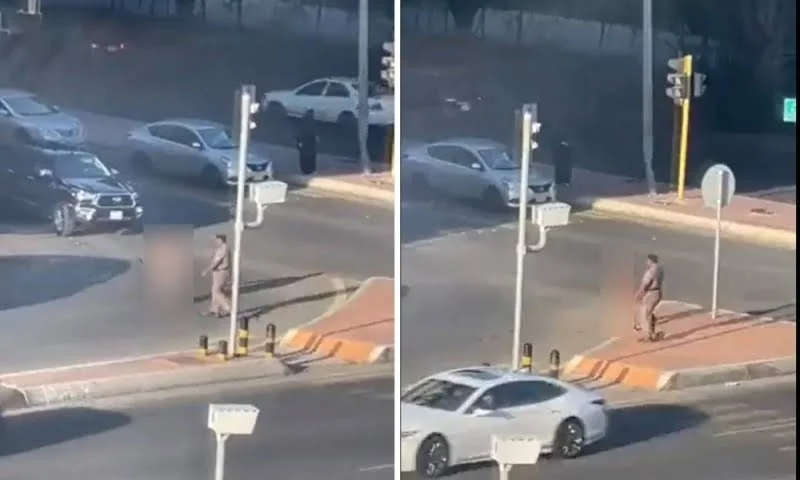 مساحة نت | شاهد: لحظة القبض على فتاة ظهرت في فيديو تسير بأحد شوارع جدة السعودية مخالفة للذوق العام (فيديو)
