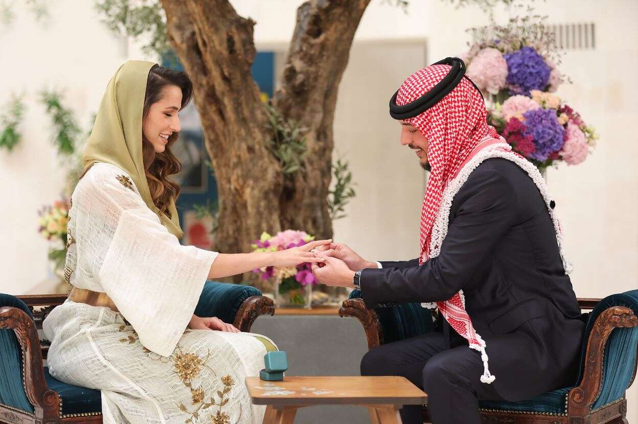 إعلان موعد عقد قران ولي عهد الأردن على السعودية رجوة السيف..... مساحة نت | إعلان موعد عقد قران ولي عهد الأردن على السعودية رجوة السيف.. تفاصيل