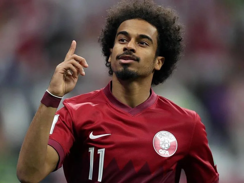 لاعب نادي السد القطري أكرم عفيف (وكالات)