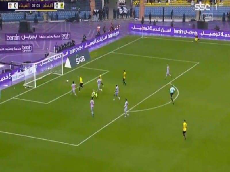 الاتحااد الاتحاد يتقدم بهدف في الشوط الأول (منصات تواصل)