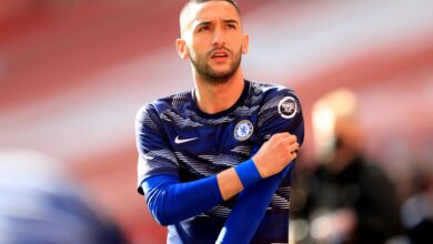 اللاعب الدولي المغربي حكيم زياش (وكالات)