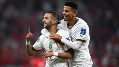 اللاعب المغرب حكيم زياش (وكالات)
