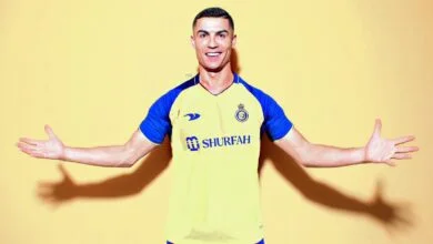 رونالد لاعب نادي النصر السعودي (وكالات)