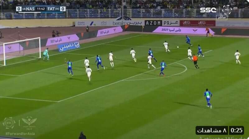 فتح1 تقدم نادي الفتح بهدف في مرمى النصر (منصات تواصل)