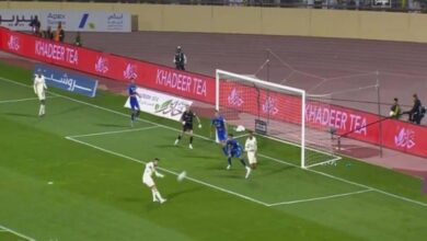 عارضة مرمى نادي الفتح تحرم رونالدو من أول أهدافه (منصات تواصل)