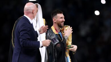 البست الذي ارتداه ميسي في مونديال قطر2022 (وكالات)