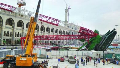 عودة قضية رافعة الحرم بعد عامين من الحادثة (وكالات)