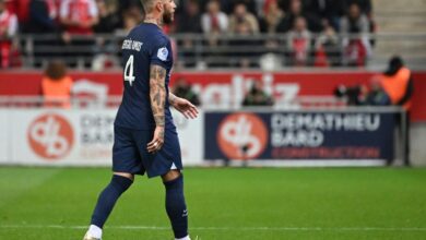 مدافع باريس سان جيرمان سيرخيو راموس (وكالات)