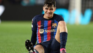 بيدري لاعب برشلونة الاسباني (وكالات)