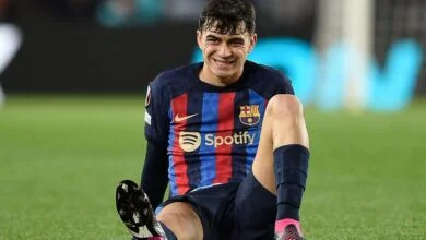 بيدري لاعب برشلونة الاسباني (وكالات)