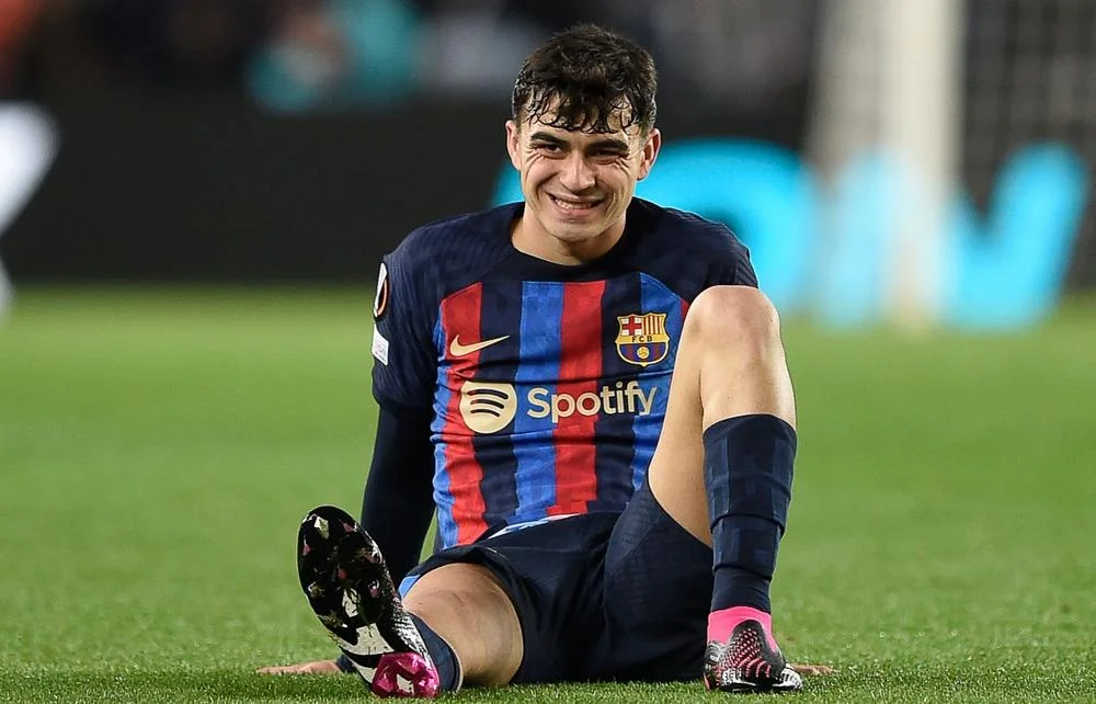 بيدري لاعب برشلونة الاسباني (وكالات)