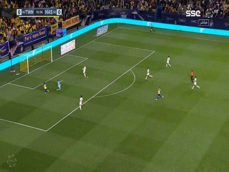 هدف النصر هدف النصر في مرمى التعاون اليوم (منصات تواصل)