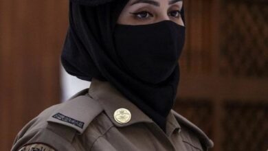 مجندة سعودية (وكالات)