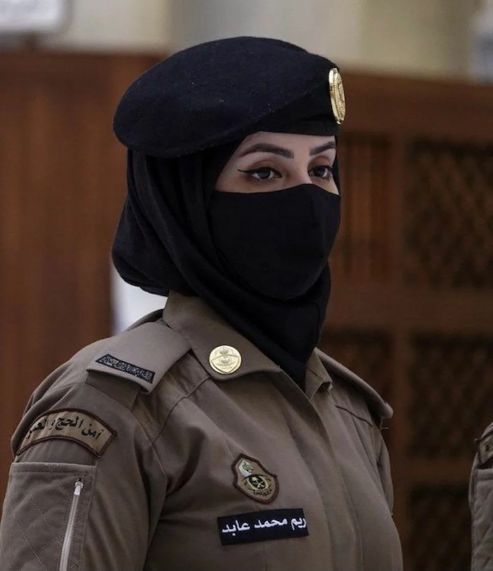 مجندة سعودية (وكالات)