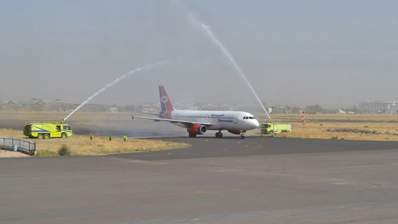 مطار صنعاء9 مطار صنعاء الدولي (وكالات)