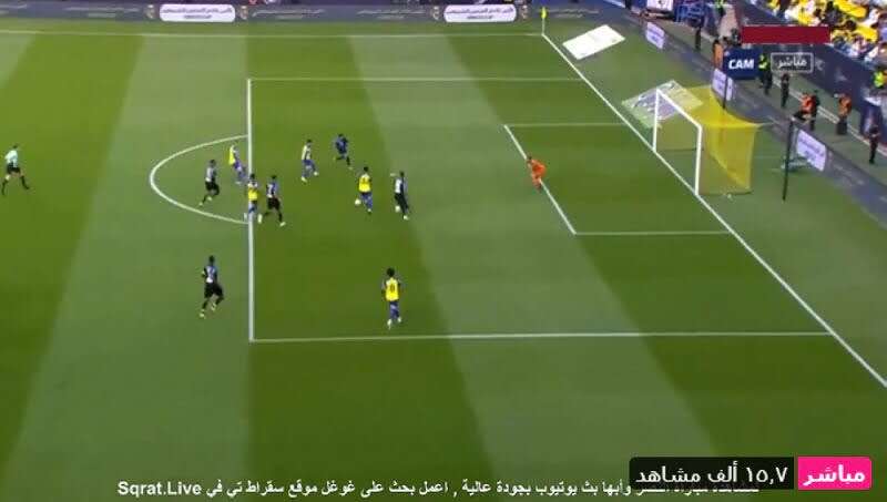 النصر وأبها مساحة نت | شاهد: هدف النصر السعودي عند الدقيقة الأولى في مرمى أبها من زاوية أخرى (فيديو)