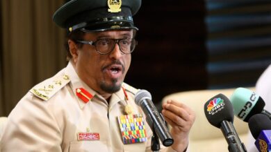 خلفان تميم نائب رئيس الشرطة والأمن العام في دبي (وكالات)