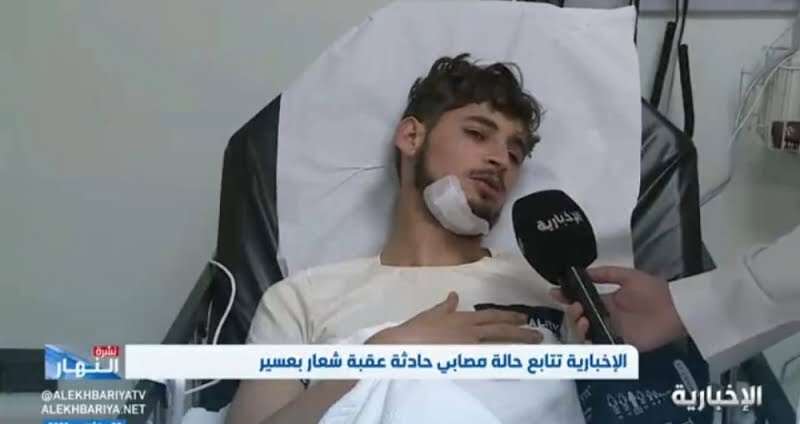 عقبة شعار4 مساحة نت | شاهد: مصابو حادث عقبة شعار في عسير يكشفون بالتفصيل ما حدث لهم (فيديو)