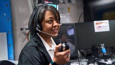 رائدة الفضاء السعودية ريانة برناوي (وكالات)