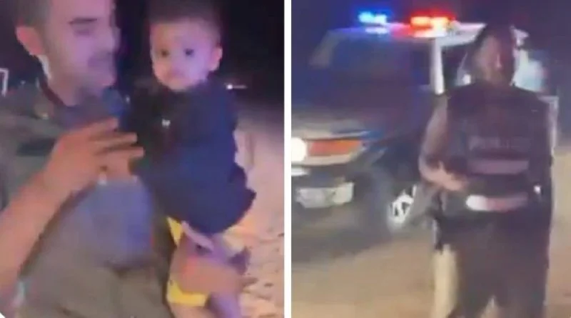 طفلة مساحة نت | شاهد: تفاصيل جديدة حول الطفلة التي عثر عليها رجال الأمن على طريق الدمام - الرياض (فيديو)