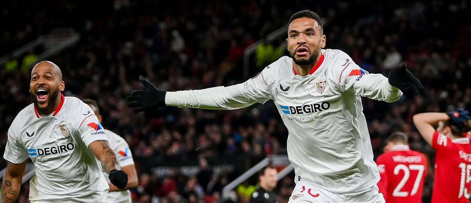 نصيري مساحة نت | إشبيلية يقصي مانشستر يونايتد من بطولة الدوري الأوربي بثلاثية يوسف النصيري.. تفاصيل المباراة