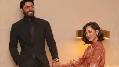 تامر حسني وبسمة بوسيل (وكالات)