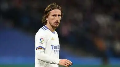 لا عب ريال مدريد لوكا مودريتش (وكالات)