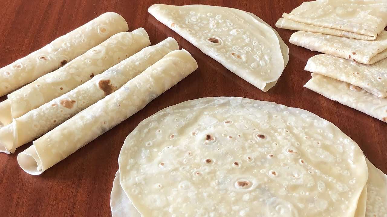 خبز ترتيلا مساحة نت | طريقة سهلة لعمل خبز التورتيلا الطري في المنزل بمكونات بسيطة.. بدون فرن