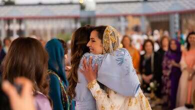 السعودية رجوة آل سيف والملكة رانيا (وكالات)