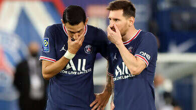 لاعبا منتخب الأرجنتين ميسي ودي ماريا (وكالات)