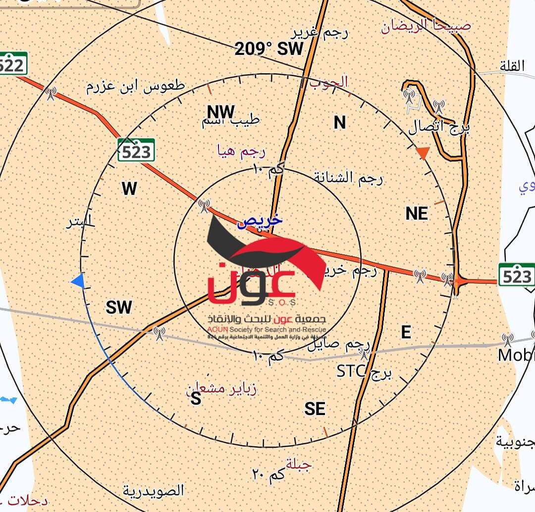 مفقود خريص جمعية عون السعودية للبحث والإنقاذ (منصات تواصل)