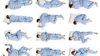 وضعية النوم والشخصية (مواقع)