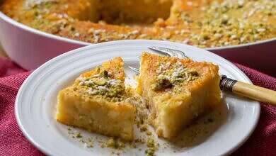 بسبوسة تركية (cookingorgeous)