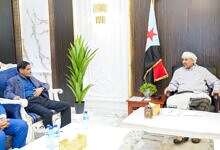 عيدروس الزبيدي وفرج البحسني (وكالات)