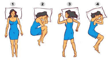 شخصيتك من طريقة نومك (مواقع)