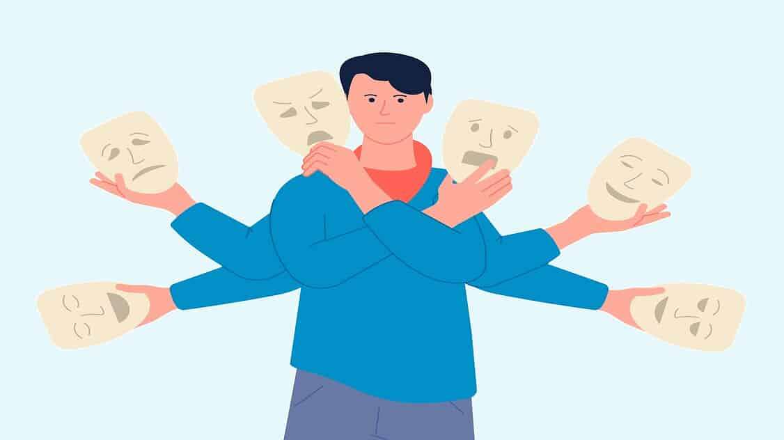 التعبير عن العواطف اختبار شخصية (مواقع)