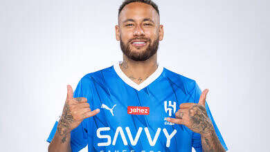 البرازيلي نيمار لاعب الهلال السعودي (وكالات)