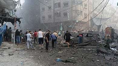 من أثار القصف الإسرائيلي على قطاع غزة (وكالات - شبكات تواصل)