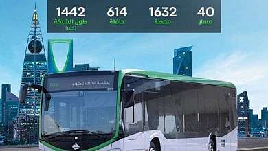 مشروع حافلة الرياض في السعودية (مواقع)