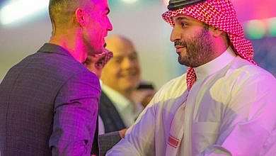 رونالدو وبن سلمان (منصات تواصل)