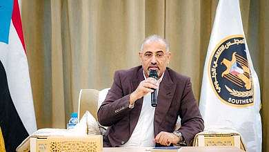 رئيس المجلس الانتقالي عيدروس الزبيدي (وكالات)