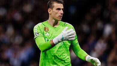 حارس ريال مدريد أندري لونين (وكالات)