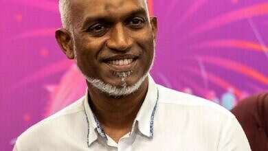 رئيس المالديف محمد مويزو (وكالات)